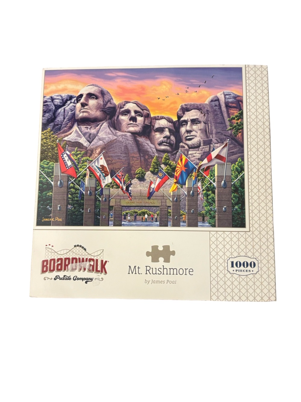 Boardwalk Mt. Rushmore Collectible 1000-Piece Jigsaw Puzzle — Multicolor